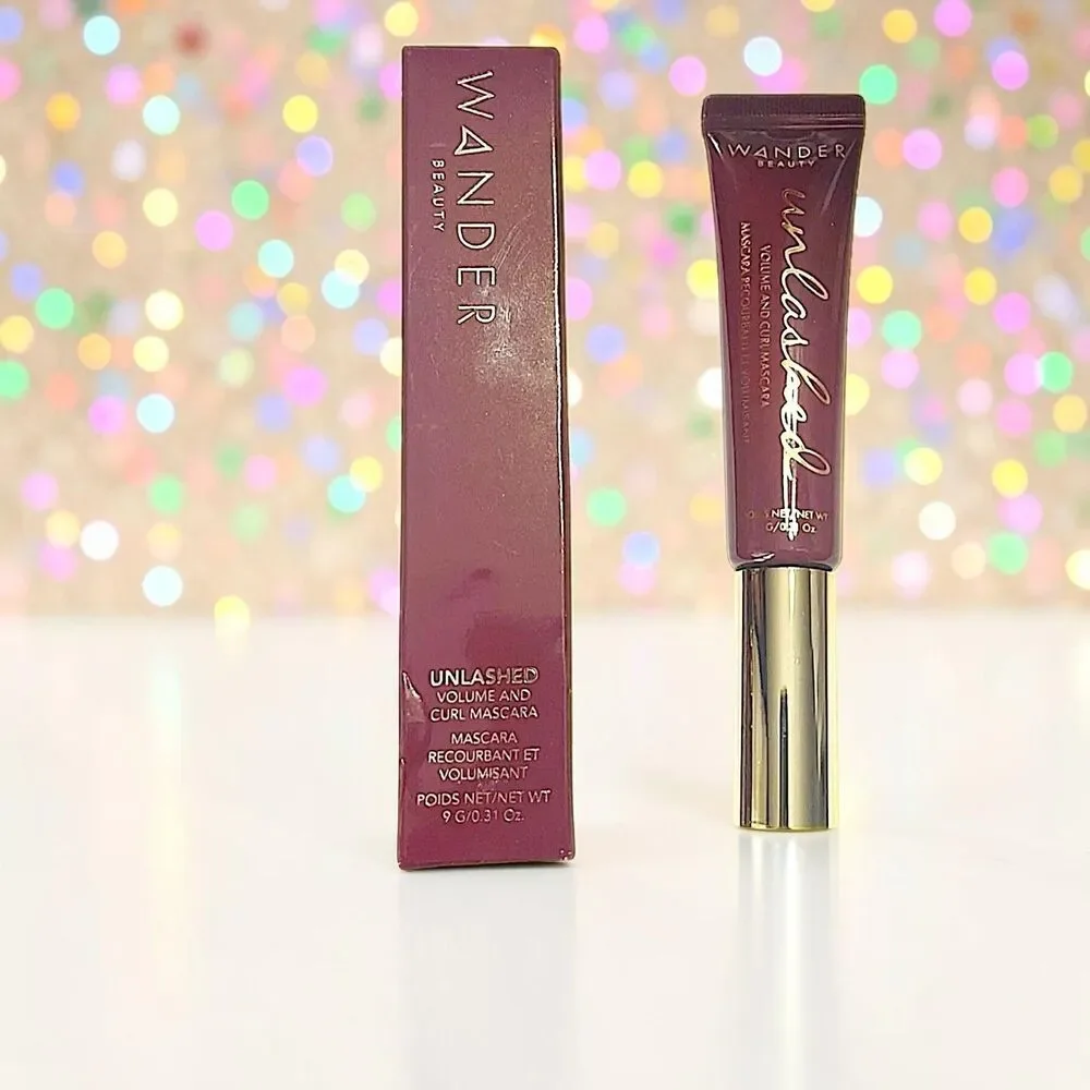 Wander Beauty Unlashed Mascara 0.31oz Tarmac Black New & Sealed in Box